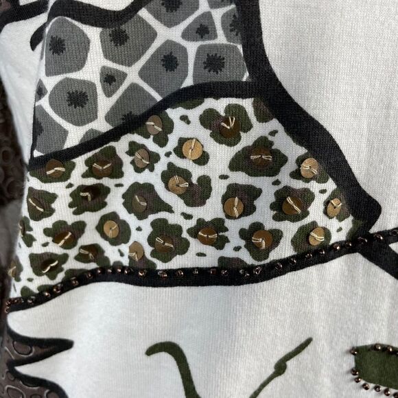 NWT Multiples Long Sleeve Top Size M - Picture 3 of 10